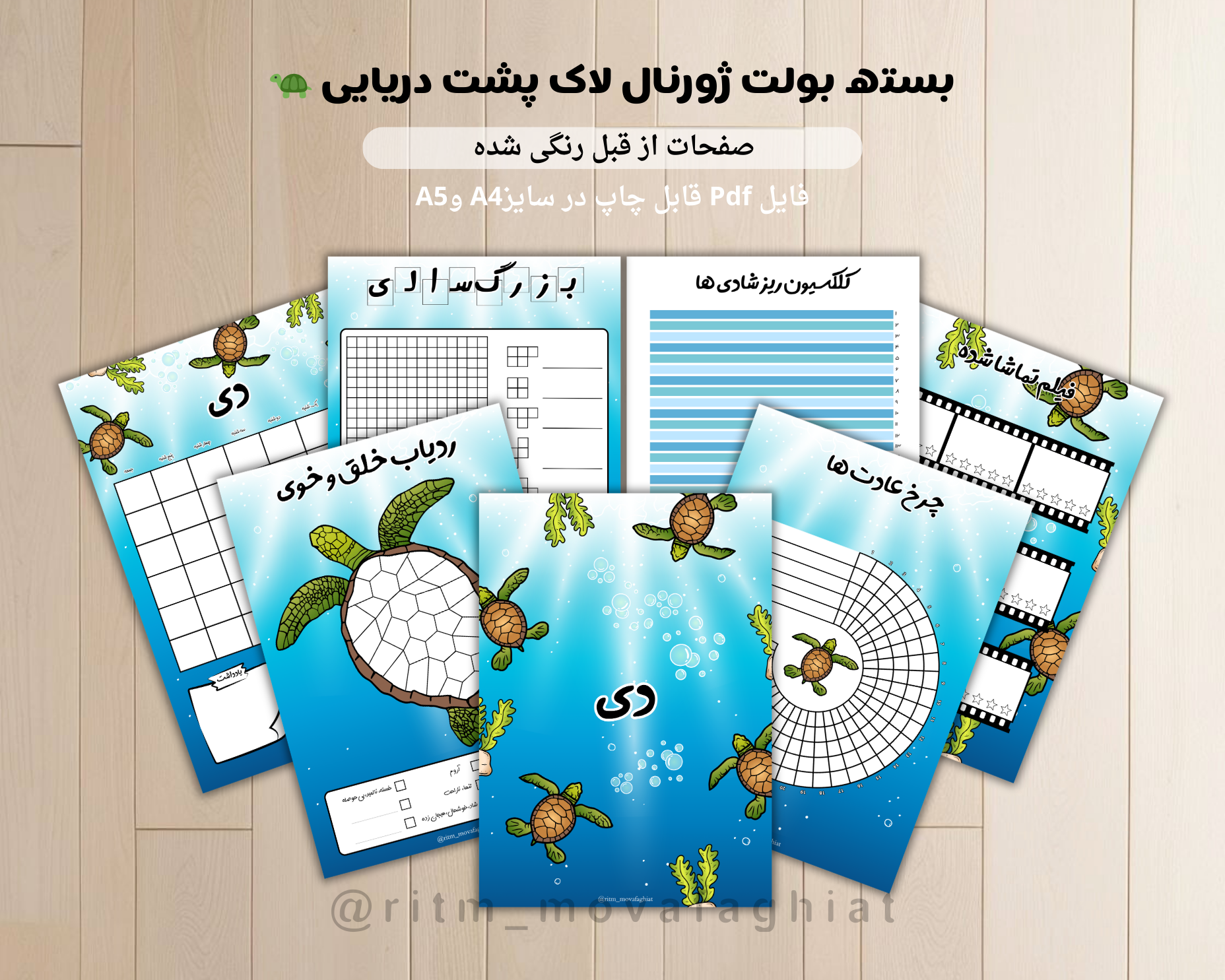 ژورنال دی طرح لاک پشت دریایی